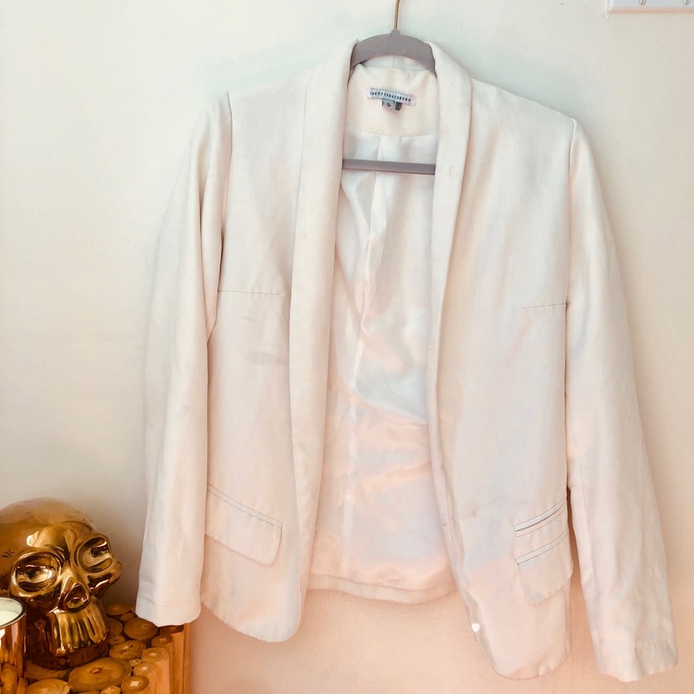 White blazer